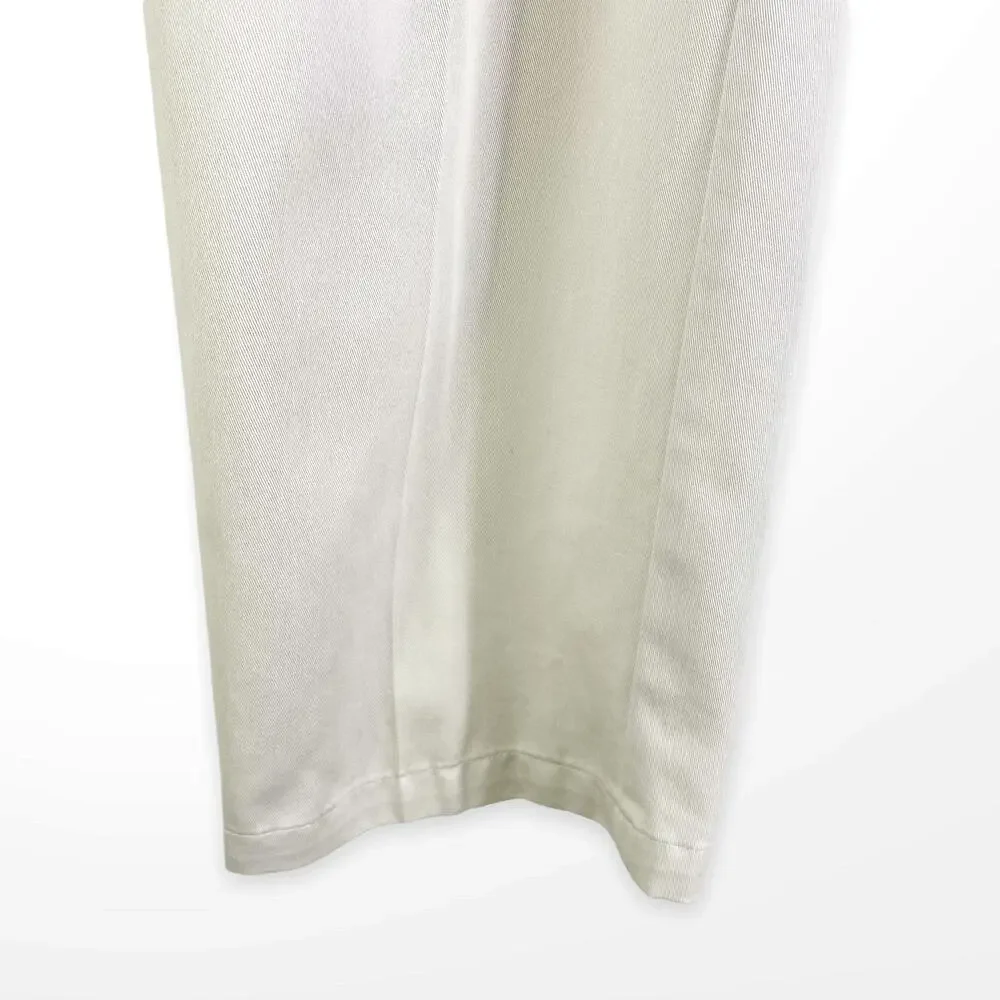 FARAH Tan Cotton Straight Leg Khaki Pants